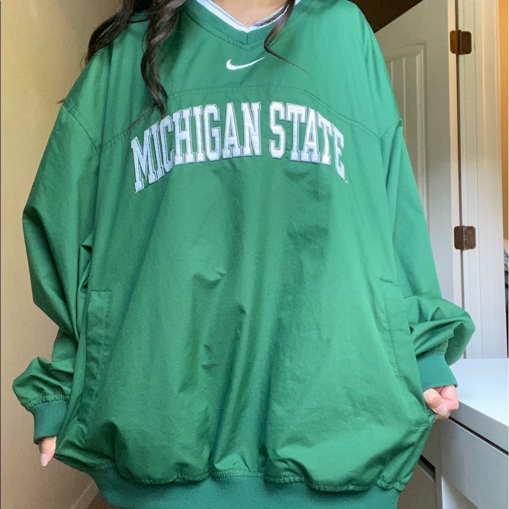 Vintage Nike Michigan State Windbreaker Pullover